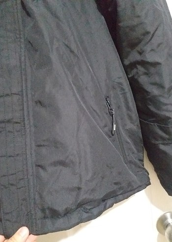 xl Beden siyah Renk Siyah Fermuarlı Erkek Kayak Ceketi