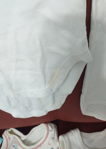 Beyaz Pamuklu Erkek Bebek Kısa Kollu Body - Görsel 9