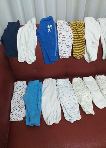 Yenidoğan Beden çeşitli Renk Çok Renkli Pamuk Bebek Takımı