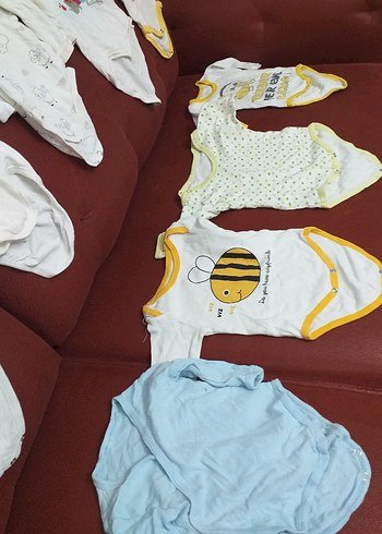 Gri Kolsuz Pamuklu Bebek Body - Görsel 11