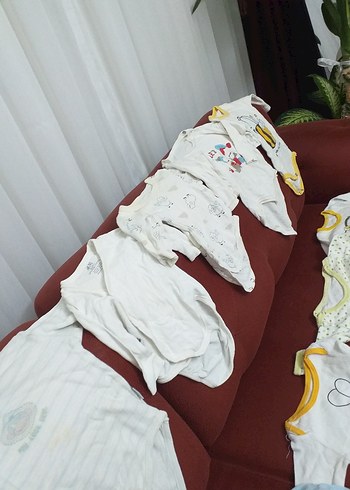 Gri Kolsuz Pamuklu Bebek Body - Görsel 12