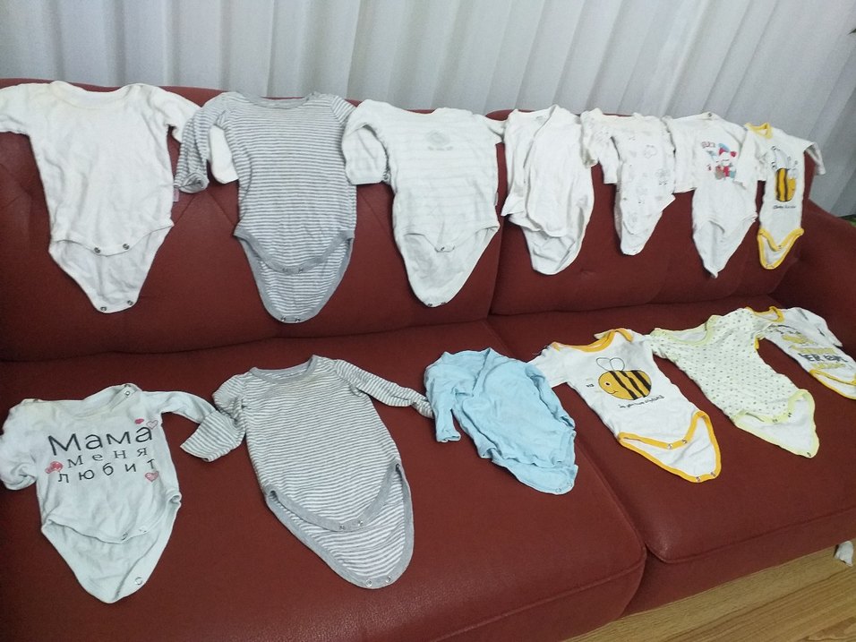 Gri Kolsuz Pamuklu Bebek Body - Görsel 2