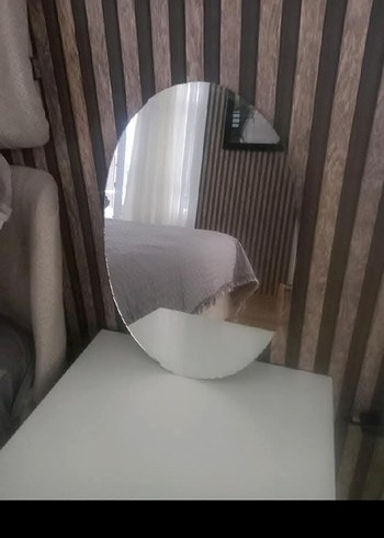 Diger Beyaz Oval Dekoratif Ayna