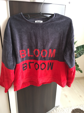 Bloom yazılı sweatshirt