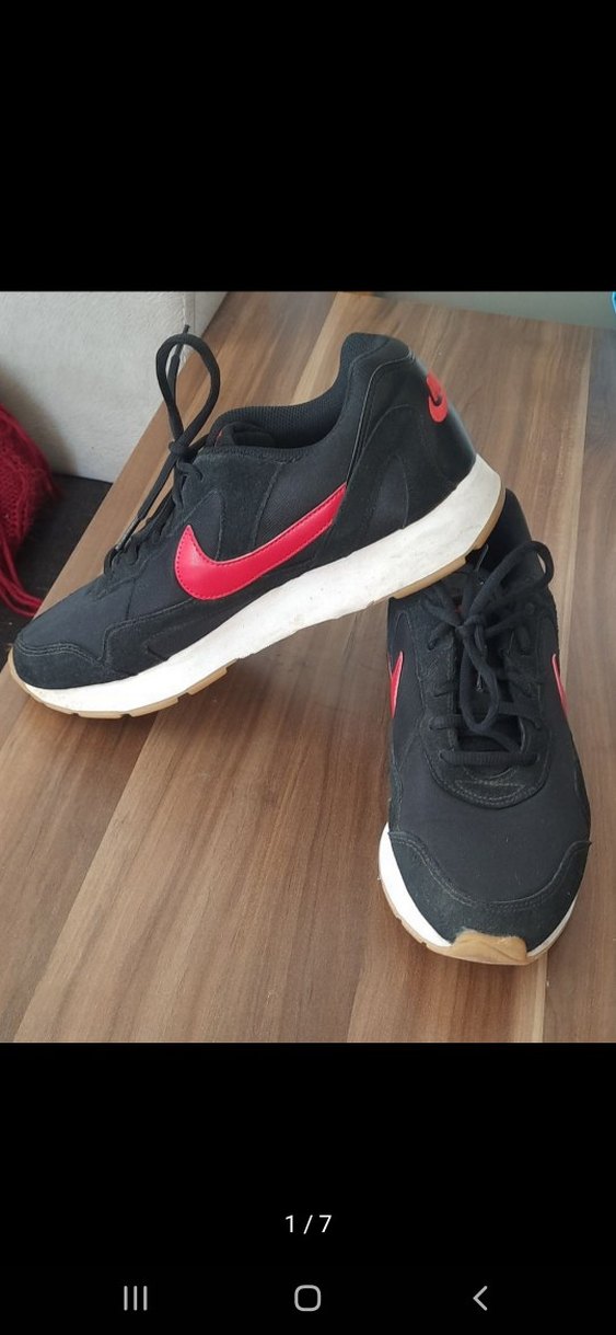 orjinal nike Siyah Kırmızı Bağcıklı Spor Ayakkabı - Görsel 5