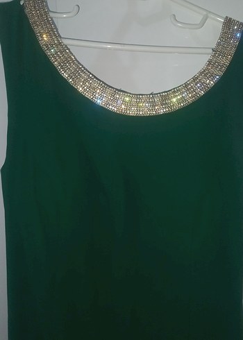 Altın Renkli Drapeli Kadın Vücut Zinciri - Görsel 3