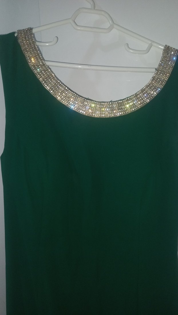 Altın Renkli Drapeli Kadın Vücut Zinciri - Görsel 3