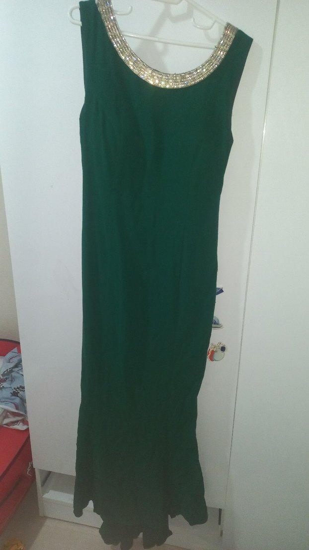 Altın Renkli Drapeli Kadın Vücut Zinciri - Görsel 4