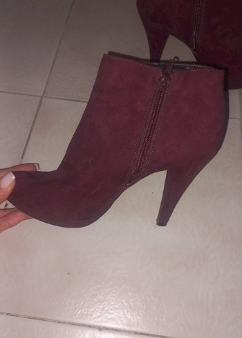 Bordo Stiletto Bot - Görsel 3