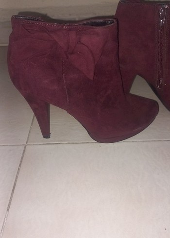 Bordo Stiletto Bot - Görsel 4