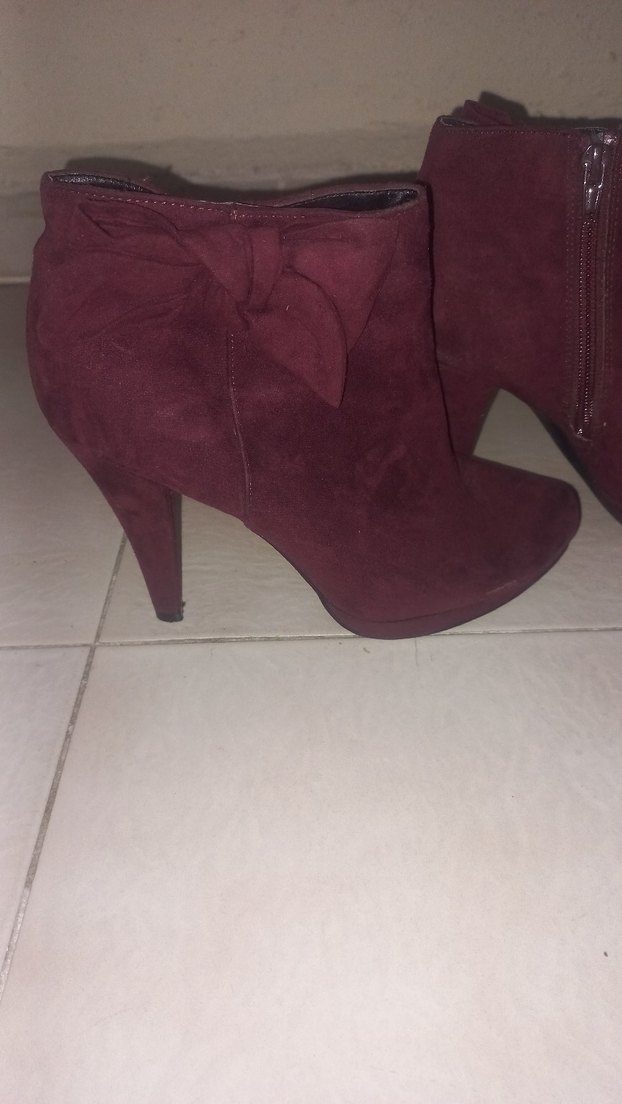 Bordo Stiletto Bot - Görsel 4