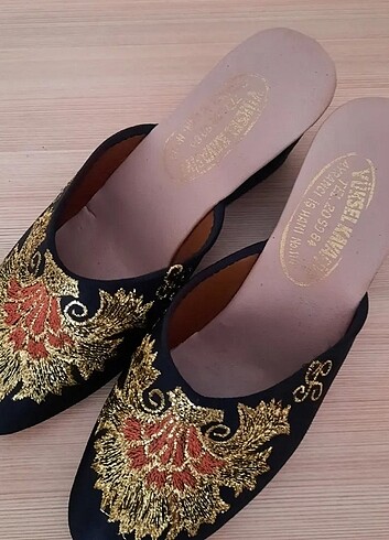 American Vintage İşlemeli terlik