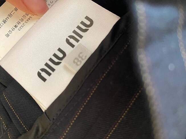 m Beden lacivert Renk MIU MIU ETEK