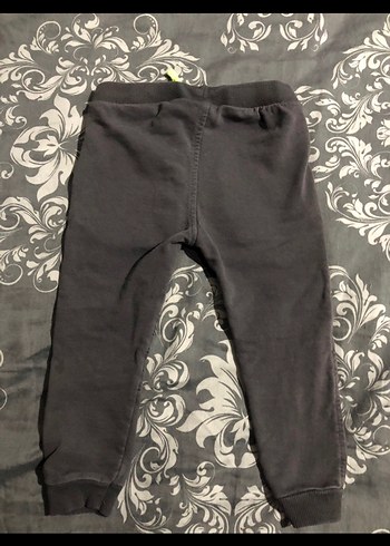 Gri Erkek Çocuk Fermuarlı Rahat Pantolon - Görsel 3