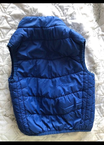 Mavi Fermuarlı bebek yelegi - Görsel 2