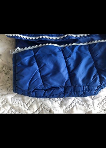 Mavi Fermuarlı bebek yelegi - Ana görsel