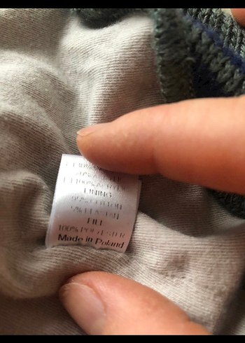 Erkek Çocuk Gri Çizgili Örgü Bere - Görsel 3