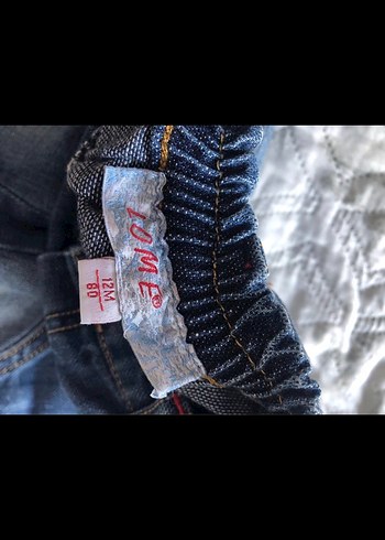 Erkek Çocuk Mavi Bol Kesim Kot Pantolon - Görsel 2