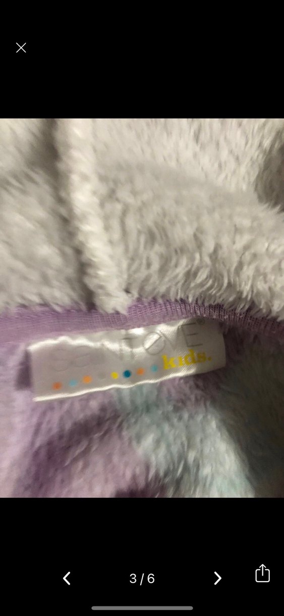 Kız Çocuk Mor Batik Desenli Peluş Tulum - Görsel 4