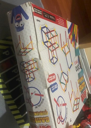 Super Bamboo Sticks 200 Parça Renkli Eğitim Oyuncağı - Görsel 3