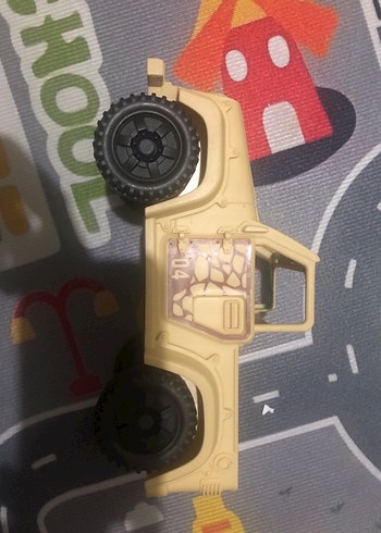 Koyu Camel Renkli Oyuncak Araba - Görsel 2