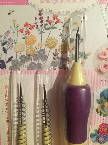 Beden 3?lü Punch İğnesi - Punch Needle Set