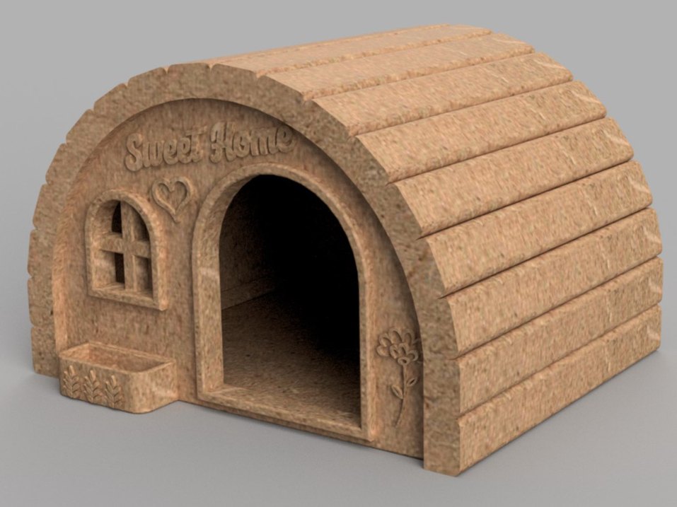 Bej Hamster Yuva Kabuğu - Görsel 2