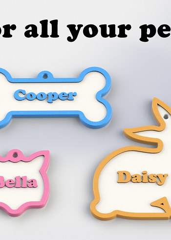 Renki evcil hayvan künyeleri - Görsel 2