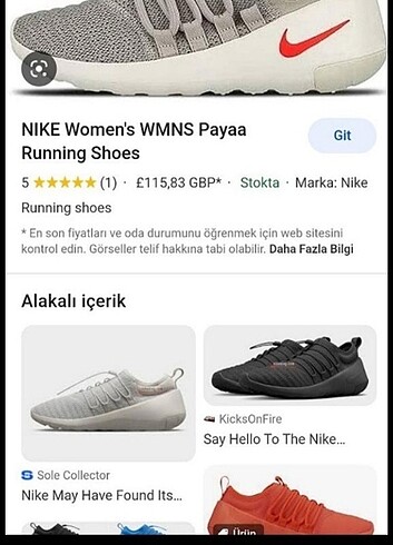 Nike Nike spor ayakkabı 