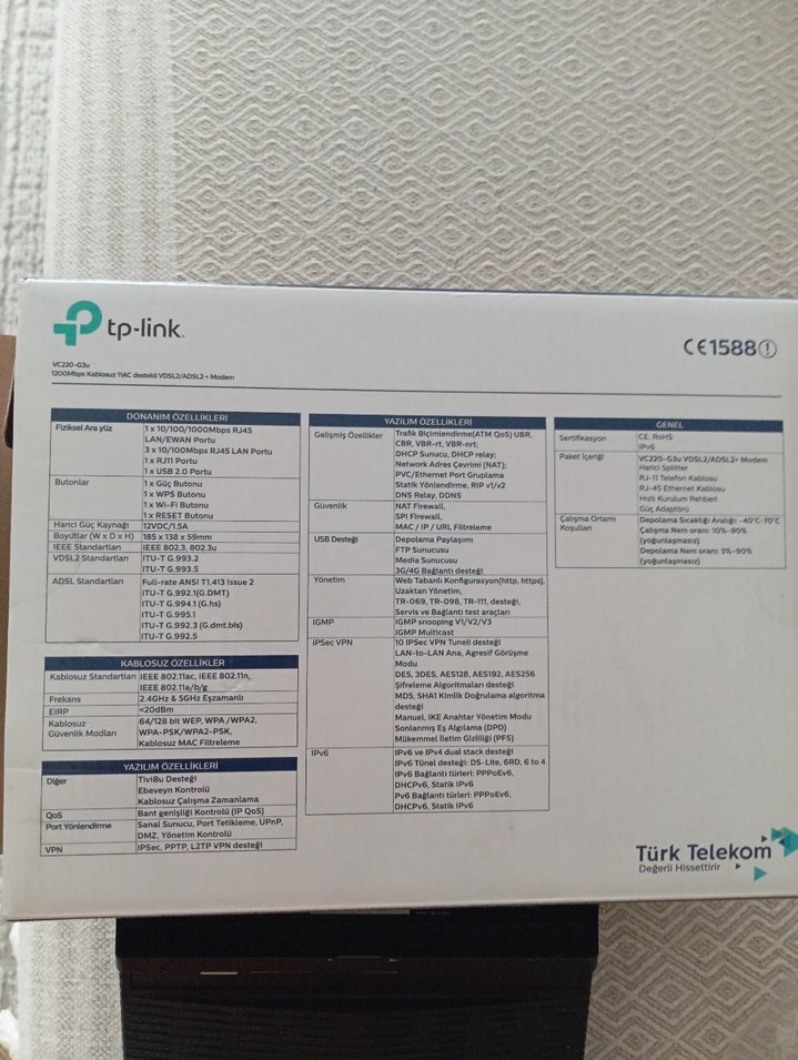 Türk Telekom Fiber Güçlü Modem Siyah - Görsel 5