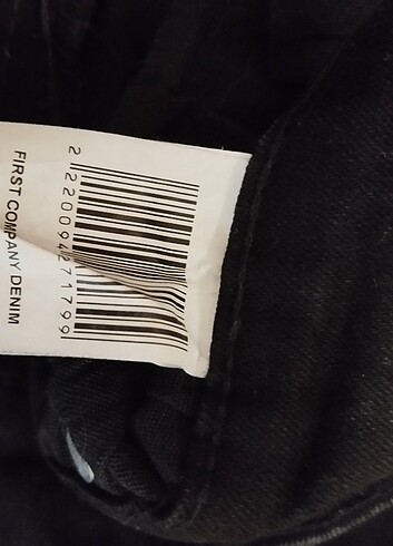 32 Beden siyah Renk Kanvas pantolon