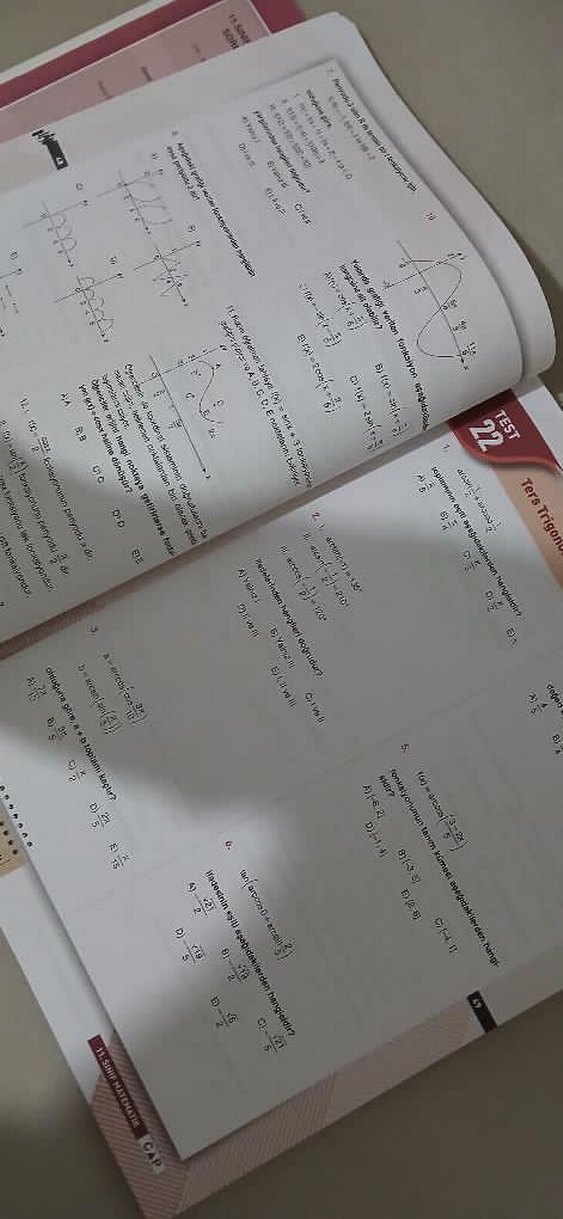 11. Sınıf Matematik Soru Bankası - ÇAP - Görsel 2