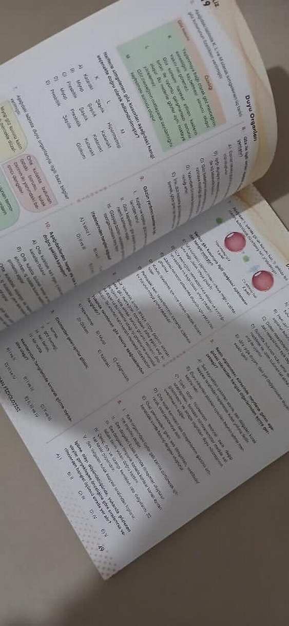 11.Sınıf Biyoloji Soru Bankası Biyotik Yayınları - Görsel 2