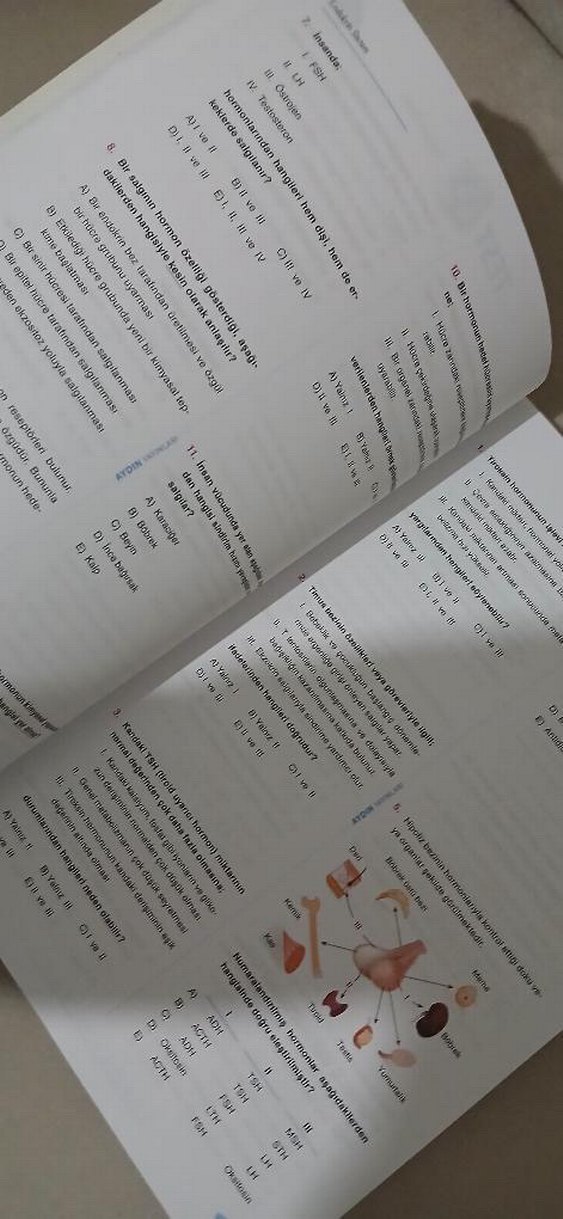 11. Sınıf Biyoloji Soru Bankası - Görsel 2