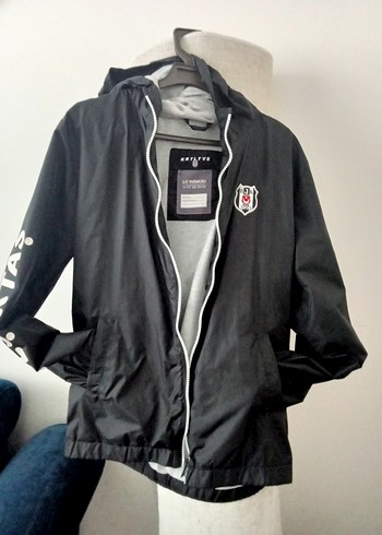 Fermuarlı Siyah Erkek Spor Mont