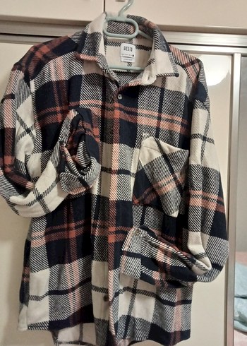 Düğmeli Ekoseli Uzun Kollu erkek gömle - Görsel 2