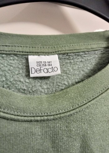 Yeşil Baskılı Kadın Sweatshirt erkek - Görsel 2