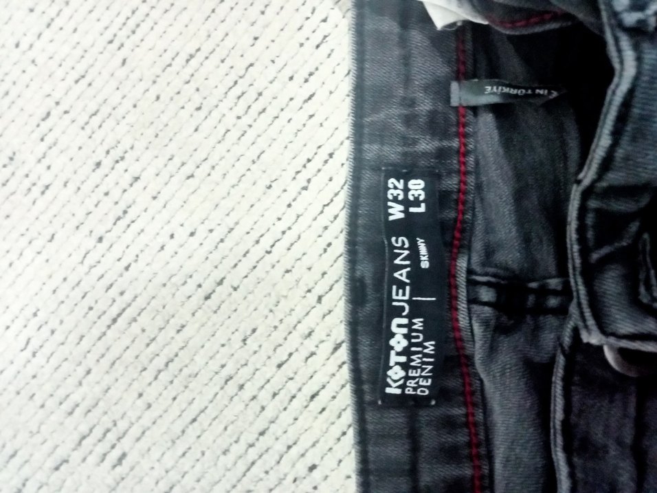 Siyah Regular Fit Erkek Denim Jeanpantolanerkek - Görsel 3