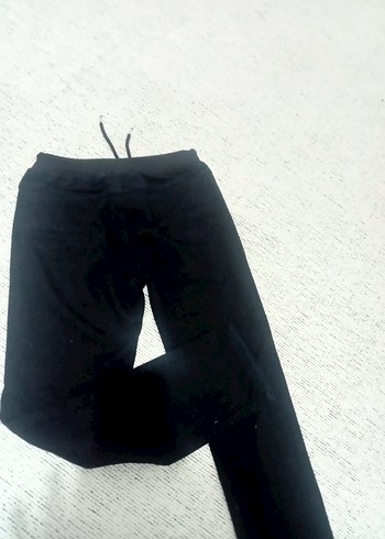 Düğmeli Siyah Erkek Çocuk Pantolonu - Görsel 4