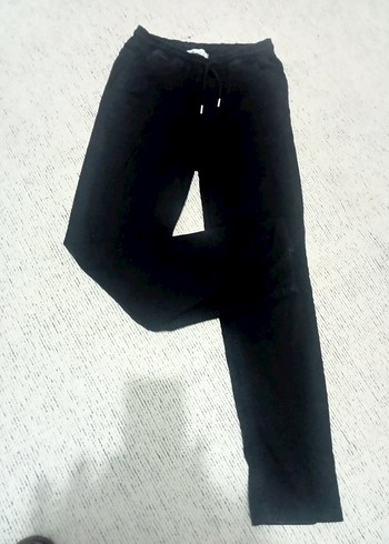 Düğmeli Siyah Erkek Çocuk Pantolonu - Görsel 3