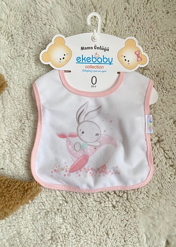 Ekebaby Bebek Mama Önlüğü - 0 Ay - Görsel 3