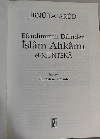 Beden Din Efendimizin Dilinden İslam Ahkamı