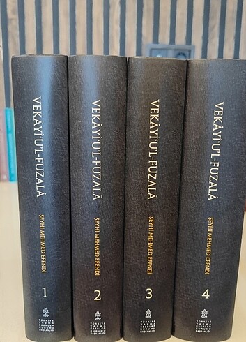 Vekayiul Fuzala Şeyhinin Şekaik Zeyli 4 Cild