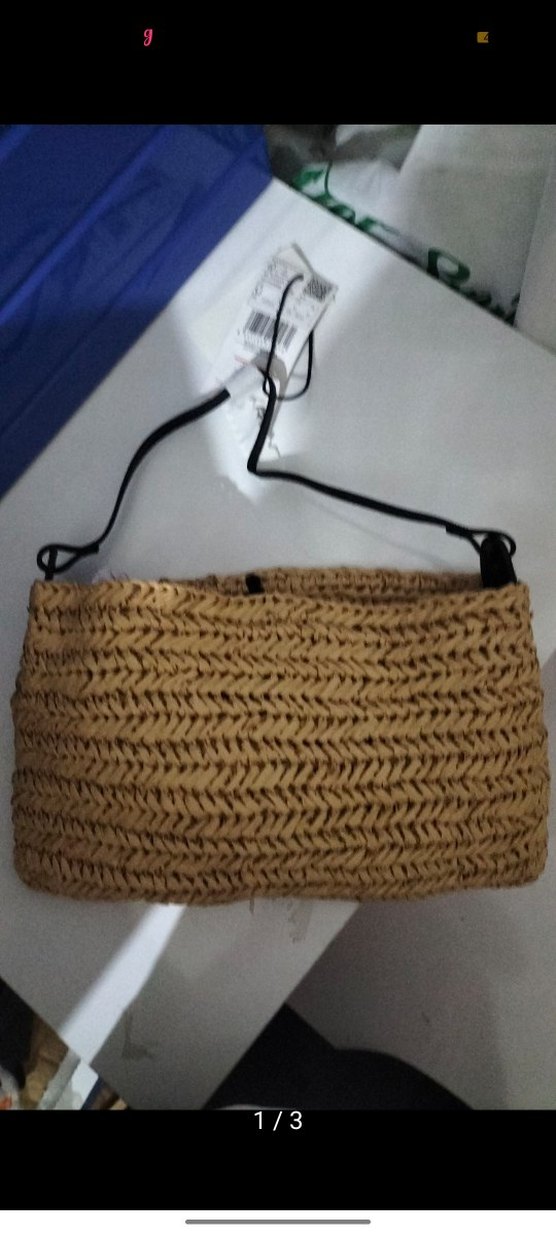 Püsküllü Bej Minimalist Kadın Çanta - Görsel 2