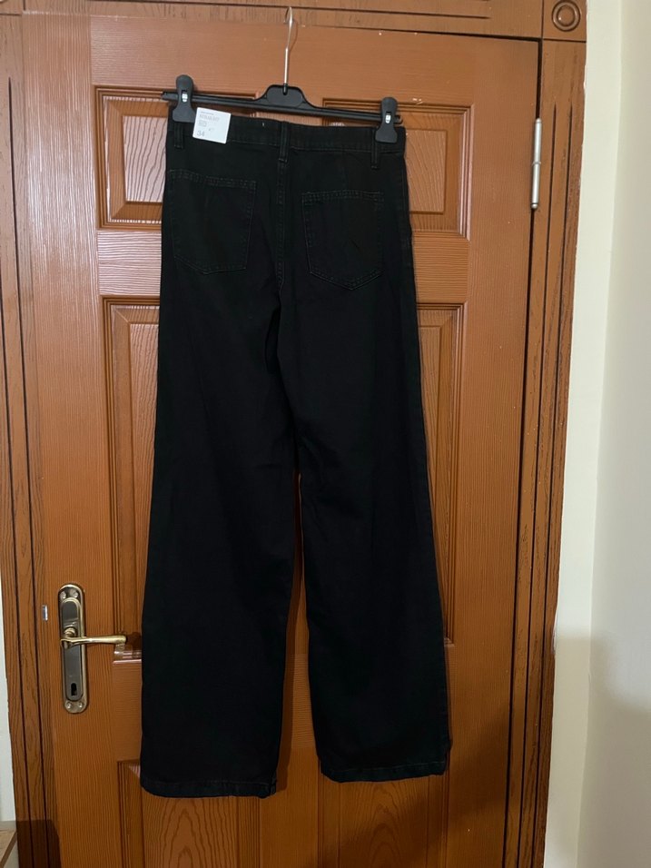 Kadın Siyah Denim Normal Boy Jean - Görsel 4