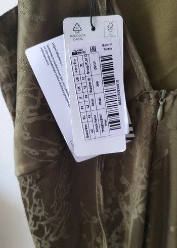 Bohem V Yaka Keten Uzun Askılı Elbise - Görsel 4