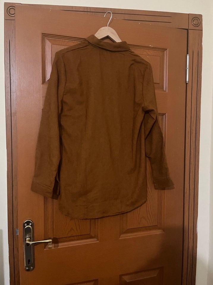 İnce kadife gömlek - Görsel 3