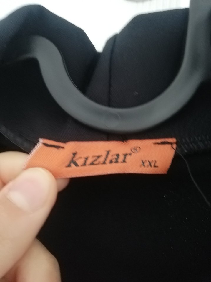 Kizlar Siyah ceket XXL - Görsel 3