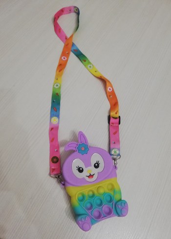 Renkli Bağcıklı Pop Kültür Kız Çanta