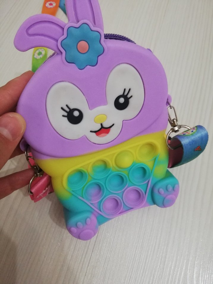 Renkli Bağcıklı Pop Kültür Kız Çanta - Görsel 3